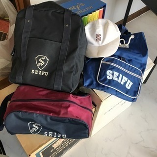 男子校 上本町清風学園の制服 カバン 靴袋等 他の画像