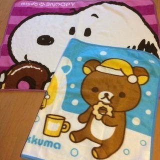 0円   5枚組キャラクター毛布