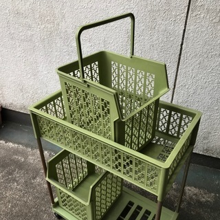 ちょっと大きめのランドリーラック（バスケット？）の画像