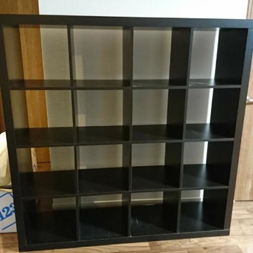 IKEAのシェルフユニットexpedite焦げ茶色