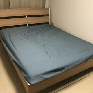 TRYSIL ベッド 160✖︎200(マットレス付き)の画像