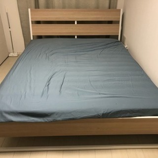TRYSIL ベッド 160✖︎200(マットレス付き)の画像