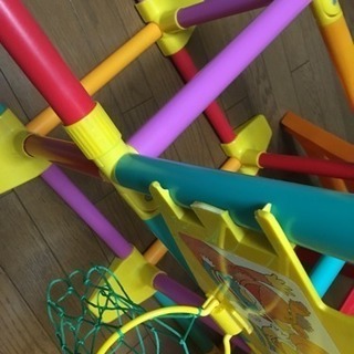 室内遊具！ジャングルジム&滑り台の画像