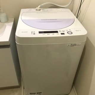 シャープ 全自動洗濯機（2016年製）