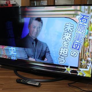 無料 50インチ 液晶テレビ アクオス 18年製 液晶割れ ジャ...