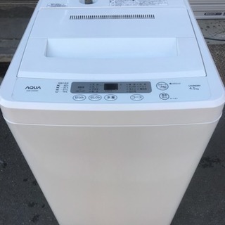 洗濯機 アクア 4.5kg洗い 1人暮らし 単身 2014年 A...