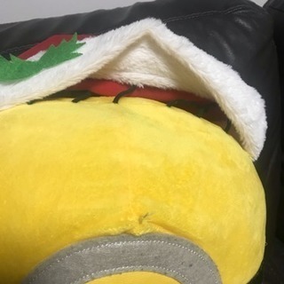 ミニオン サンタ帽子 人形（大きいです）の画像