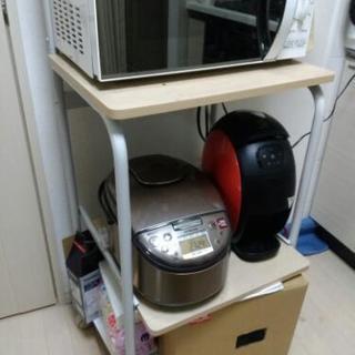 
山善(YAMAZEN) レンジ台 ナチュラルGRW-48(NA...