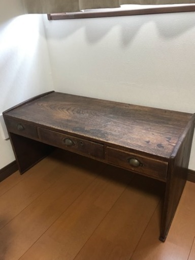 アンティークな机\u0026鏡 2点セット売り！