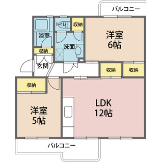 ☆春日井市　2LDK　最上階65㎡以上！　家賃38000 DIY...