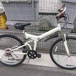 中古のマウンテンバイク、タイヤ交換しました。