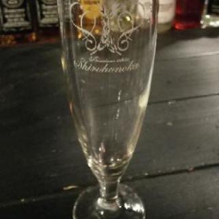 しろほのかビールのグラス