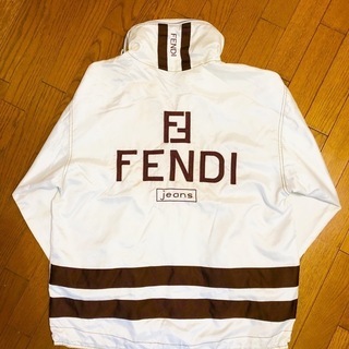 FENDI　ヴィンテージロゴ入りナイロンジャケット