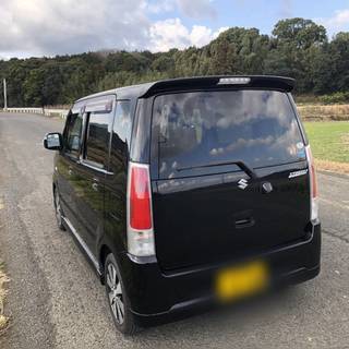 スズキワゴンRスティングレーターボ　黒　程度良し！車検来年の6月まで　即引渡しＯＫです。の画像
