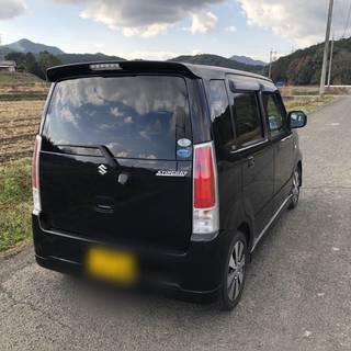 スズキワゴンRスティングレーターボ　黒　程度良し！車検来年の6月まで　即引渡しＯＫです。の画像