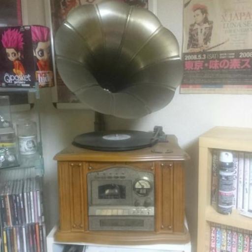 蓄音機型 レコード ＣＤプレイヤー
