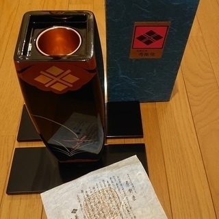 角花瓶【秀衡塗】