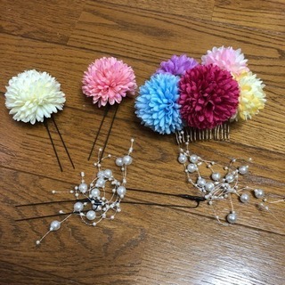 値下げ！ヘアアクセサリー５点セットの画像