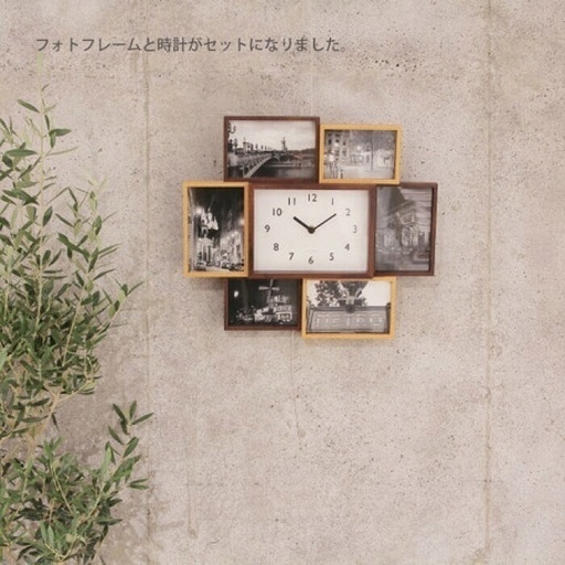 新品❤︎フォトフレーム時計