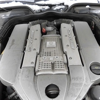 H18　E55AMG　V8コンプレッサー　車検2年付き　サンルーフ　黒本革シート　純正ナビ　13141の画像