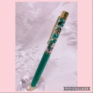 プリザーブドフラワーとハーバリウムボールペンのセット🌼の画像