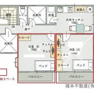 リフォーム済、角部屋、最上階/賃貸一戸建て【（バス） 江尻 停歩2分　1DK】 - 不動産