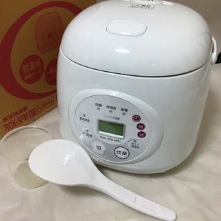 ＜超美品＞東芝・マイコン保温釜・炊飯器・鋳造圧釜3合・RCK–5FM