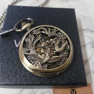 竜　懐中時計　ドラゴン　自動巻きの画像