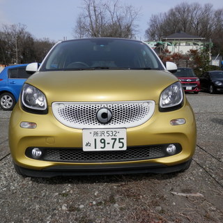スマート２８年車　本革シート・ナビ・ETC・走行少　15890ｋｍ