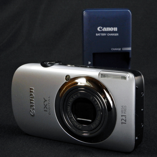 Canon デジタルカメラ IXY DIGITAL 510 IS 1210万画素 光学4倍ズーム シルバー　 Used
