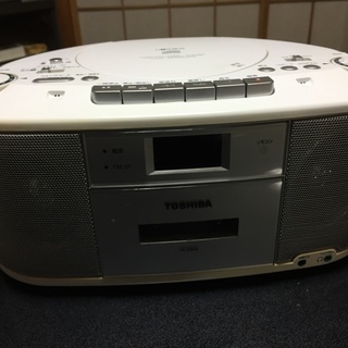 CDラジオカセットレコーダー　東芝