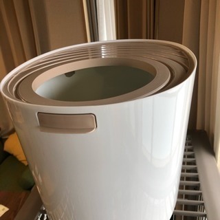 新品 上から猫トイレ ベージュの画像