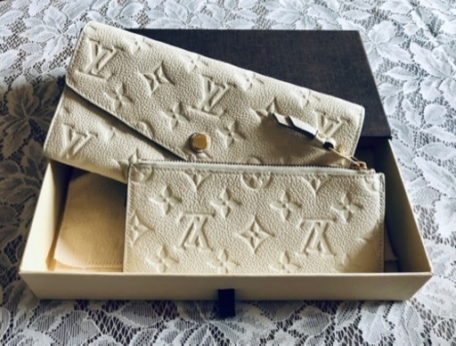 お取引き中！10万 超美品！正規ルイヴィトン LV アンプラント 長財布