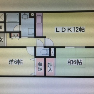 敷金礼金不要♬敷地内駐車場有り♬2LDK人気間取り♬早い者勝ち♬