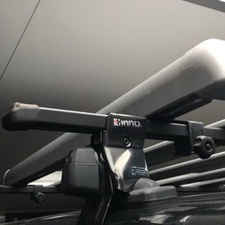 人気のinno ルーフキャリア！キャリア、バーセットで