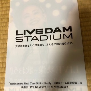 【非売品】安室奈美恵クリアファイルの画像