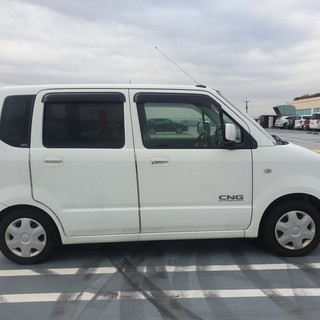 【支払総額12.5万】H20 ワゴンR FX 車検31/7 タイミングチェーン ナビ 4.6万km CNG(天然ガス) PW PS CD FM AMの画像