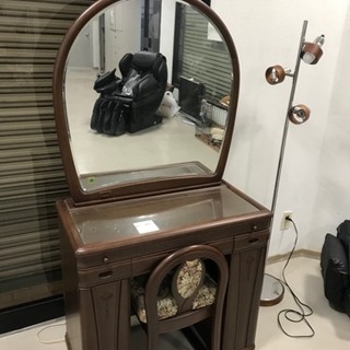 ドレッサー 鏡台 美品 収納 化粧台 引き出し