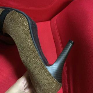 新品25.0cm ヒール9cm OL パンプス ACQUA CALDAの画像