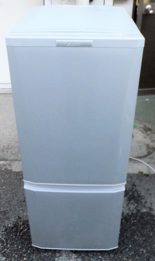 ☆三菱 MITSUBISHI MR-P15Y 146L 2ドア冷凍冷蔵庫◆お洒落なラウンドカットデザイン