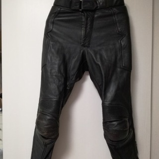 ライダー用　革パンツ　黒　TAKAI製　サイズLL　身長175c...