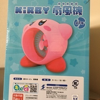 扇風機　新品 小型扇風機　卓上扇風機　星のカービィ　ミニ扇風機の画像