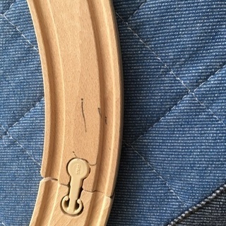 IKEA 木のレール 電車の画像