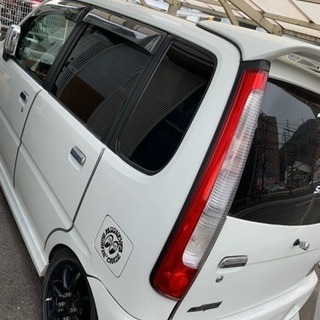 MOVEターボ 平成14年式 車検平成31年10月30日まで  ETC  LEDヘッドライト 車高調 可変式アクスル  社外スピーカー 社外デッキ 純正オプション付きの画像