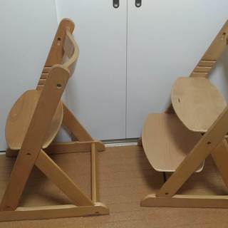 【商談中】子供用イス　高さ調整可能　2台