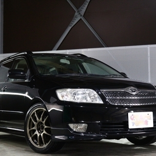 【車検２年付】  トヨタ カローラフィールダー 1.8 S 社外アルミ/ローダウン/MT車☆自社ローン・オートローン全国対応の画像