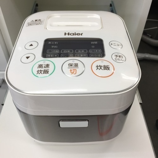 【Haier】マイコンジャー炊飯器 3合炊 JJ-M31A 2016年製