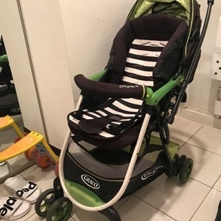 美品♡大容量GRACOベビーカーシティエース