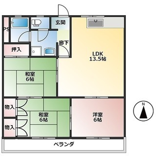 3LDK 残り1部屋です　 駅徒歩3分 スーパー車で3分
