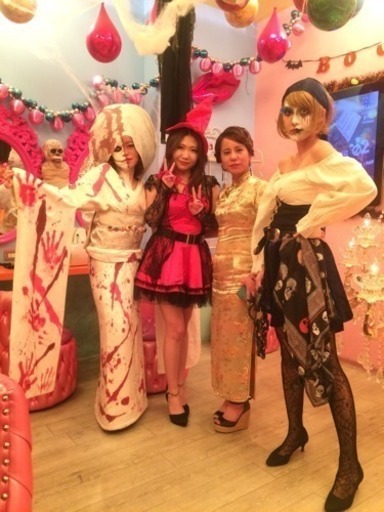 白無垢  ハロウィン ゾンビ コスプレ